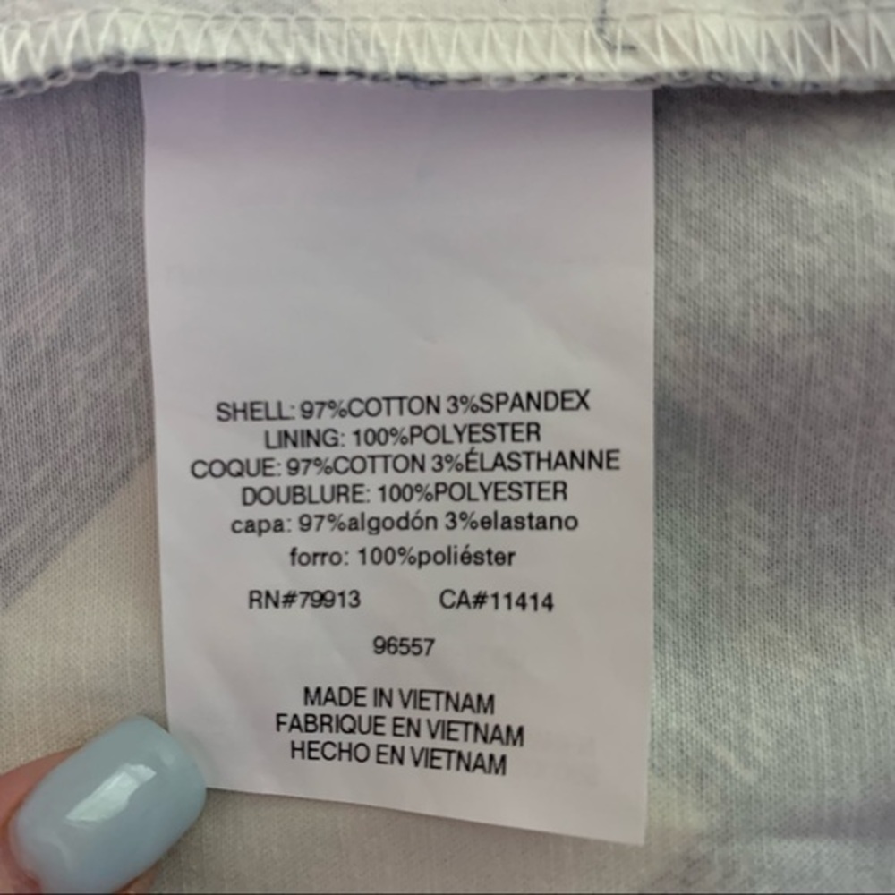 MOTHERHOOD Navy Blue & White Plaid A-Line Dress -‎ NWOT - Picture 11 of 12